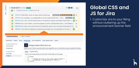 Safely customize Jira to your liking using your own custom code.