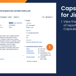 Contact information of issue reporters stored in Capsule is viewable directly from Jira.